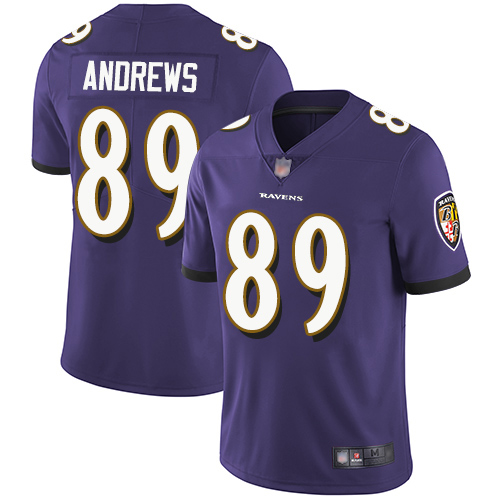Baltimore Ravens Limited Purple Men Mark Andrews Home Jersey NFL Football #89 Vapor Untouchable->youth nfl jersey->Youth Jersey